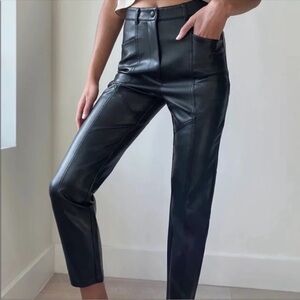 ARITZIA Wilfred Rebel Vegan Leather Pants Size 4